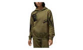 Jordan Brooklyn Fleece Printed Pullover Hoodie WMNS "Medium Olive / Black" HJ0157 222