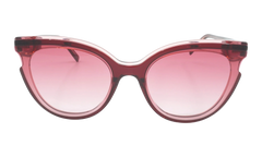 Cat Eye Sunglasses "TRANSPARENT BURGUNDY" MCM706S-605