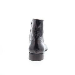 Astton Winnebago 2124 Mens Brown Leather Zipper Casual Dress Boots