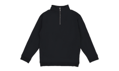 Quarter Zip Sweater "Black" SLR MTPS 0001