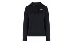 Sportswear Fleece Oversized Fit Hoodie WMNS "Black / White" CZ2590 010