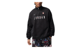Air Jordan Flight Graphic Fleece Quarter Zip "Black / Sail" IF1816 010