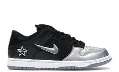 Dunk Low Supreme Jewel Swoosh Silver