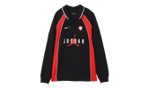 Jordan Flight Long Sleeve Polo Jersey "Black / University Red" IF1915 010
