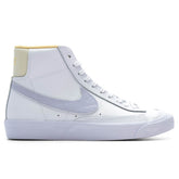 Blazer Mid '77 (GS) - White/Oxygen Purple/Coconut Milk