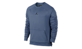 Jordan Jumpman 360 Fleece Crew Training Sweatshirt "Ocean Fog / Black" 809435 404