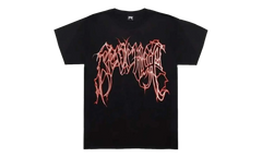 Lightning Arch Logo T-Shirt "Black / Red" 04D102FA