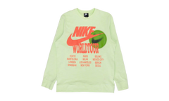 Sportswear World Tour Long Sleeve Shirt "Light Liquid Lime" DA0629 383