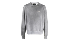 Aged Puff Logo Crewneck Sweatshirt "Grey" AW22MJL052 030