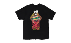 MIXED PRINTED VINTAGE T-SHIRT "WASHED BLACK" PGR XTSH 0007