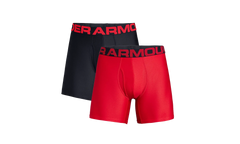 Tech 6" 2-Pack Boxerjock "Red / Black" 1327415 600