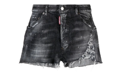 Raw Cut Baggy Shorts WMNS "Black" S75MU0440S30357900