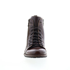 Bed Stu Old Bowen F479014 Mens Brown Leather Lace Up Casual Dress Boots