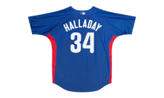 MLB Roy Halladay Authentic Batting Practice Pullover Jersey "2010 Philadelphia Phillies – Royal" ABPJGS19067 PPHROYA10RHL